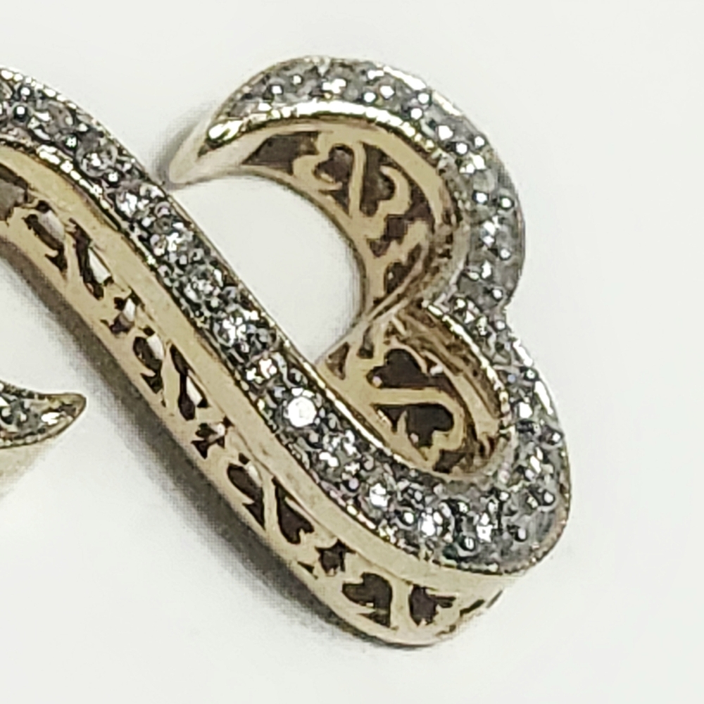 14K Gold Jane Seymour 0.50 ctw Diamond Pendant - Picture 3 of 7